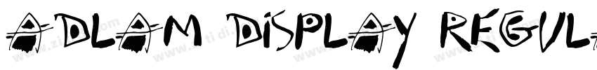 ADLaM Display Regula字体转换